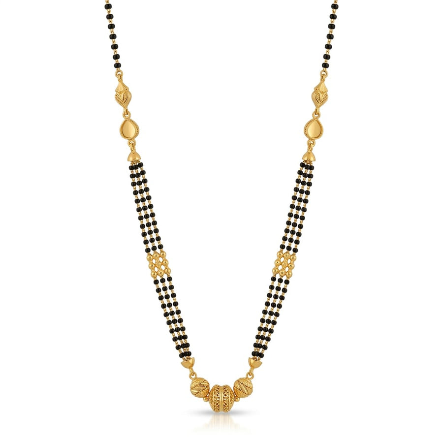 9gms Short Mangalsutra with ball pendant