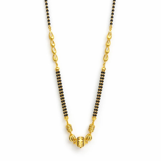 8gms Short Mangalsutra with ball pendant
