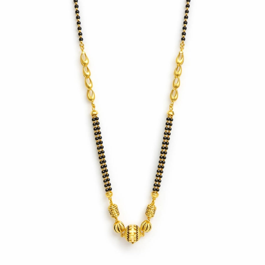 8gms Short Mangalsutra with ball pendant