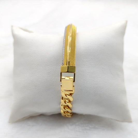 25gms mens kada with Cuban fusion