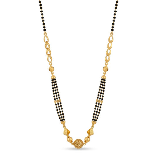 9gms Short Mangalsutra with ball pendant