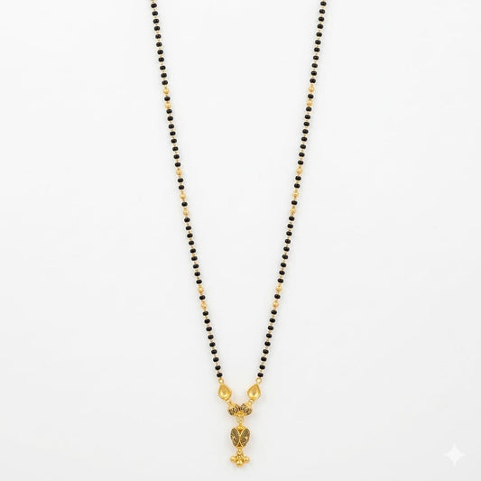 6gms Short Mangalsutra with ball pendant