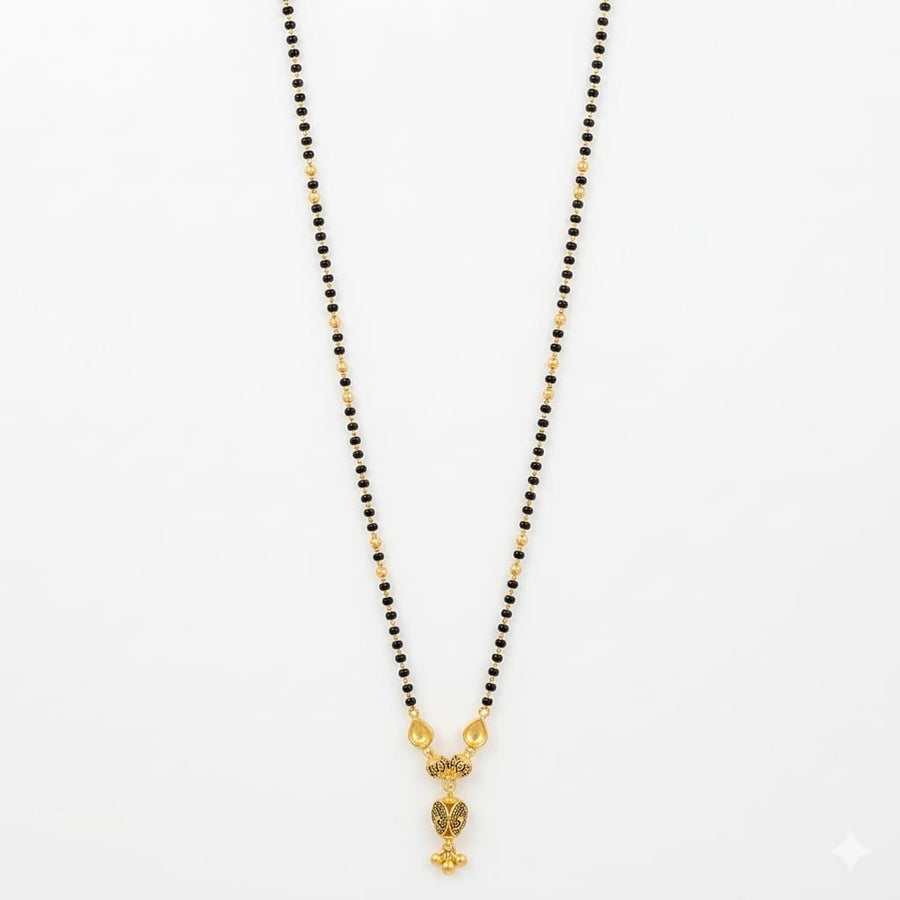 6gms Short Mangalsutra with ball pendant