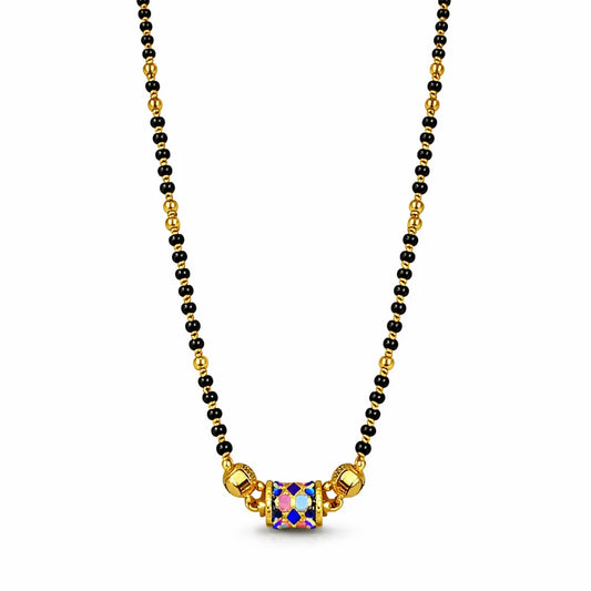 6gms Short Mangalsutra with ball pendant