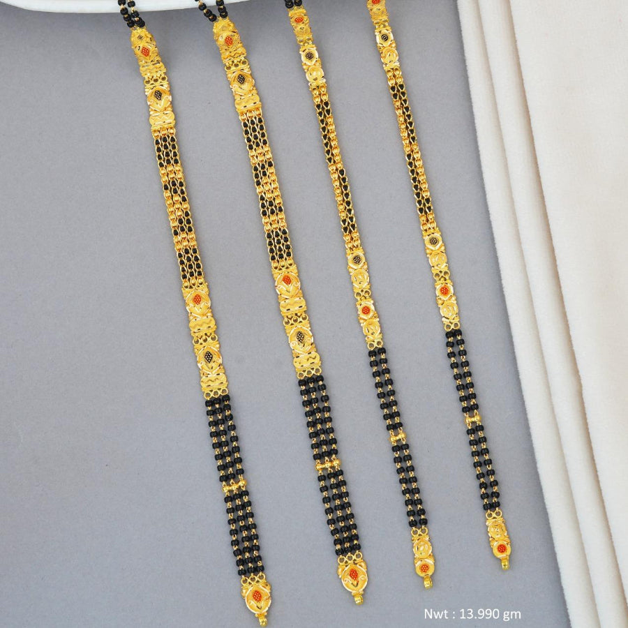20gms Short Mangalsutra without  pendants