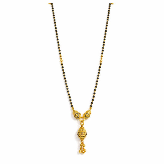6gms Short Mangalsutra with ball pendant