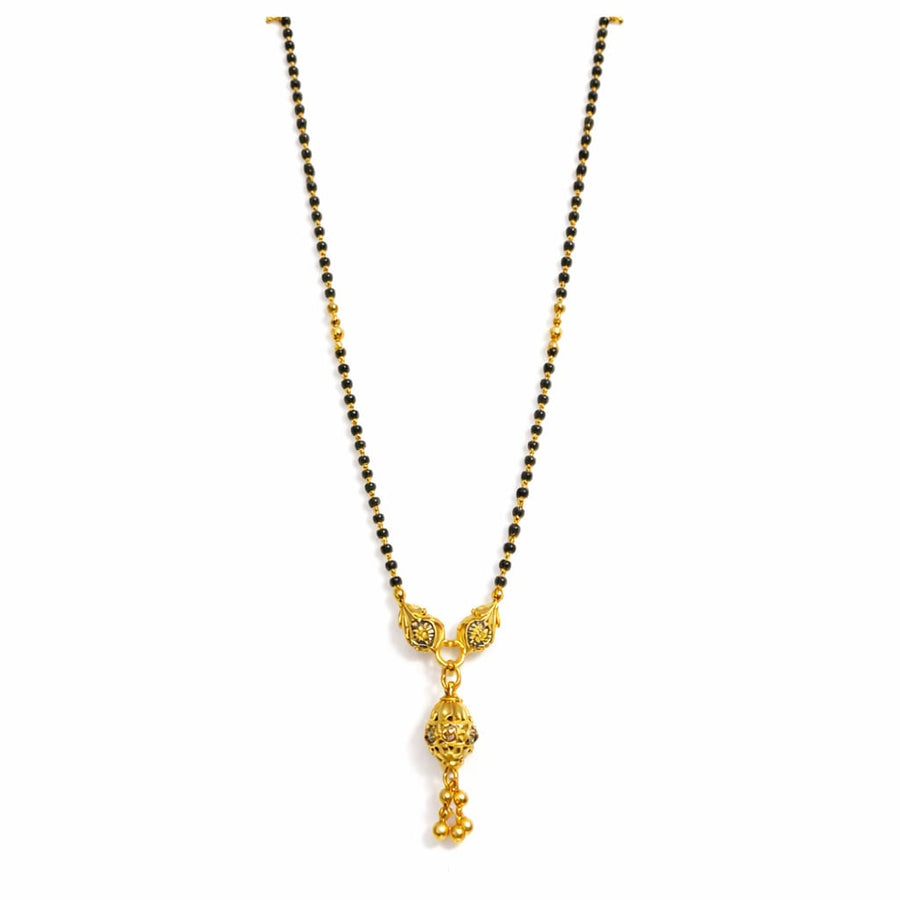 6gms Short Mangalsutra with ball pendant
