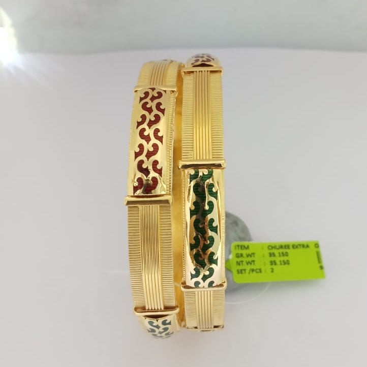 25gms Half round Bangles