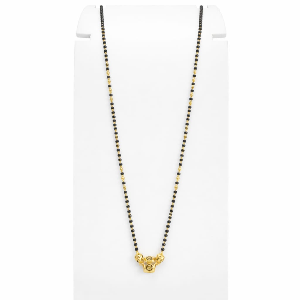 6gms Short Mangalsutra with ball pendant