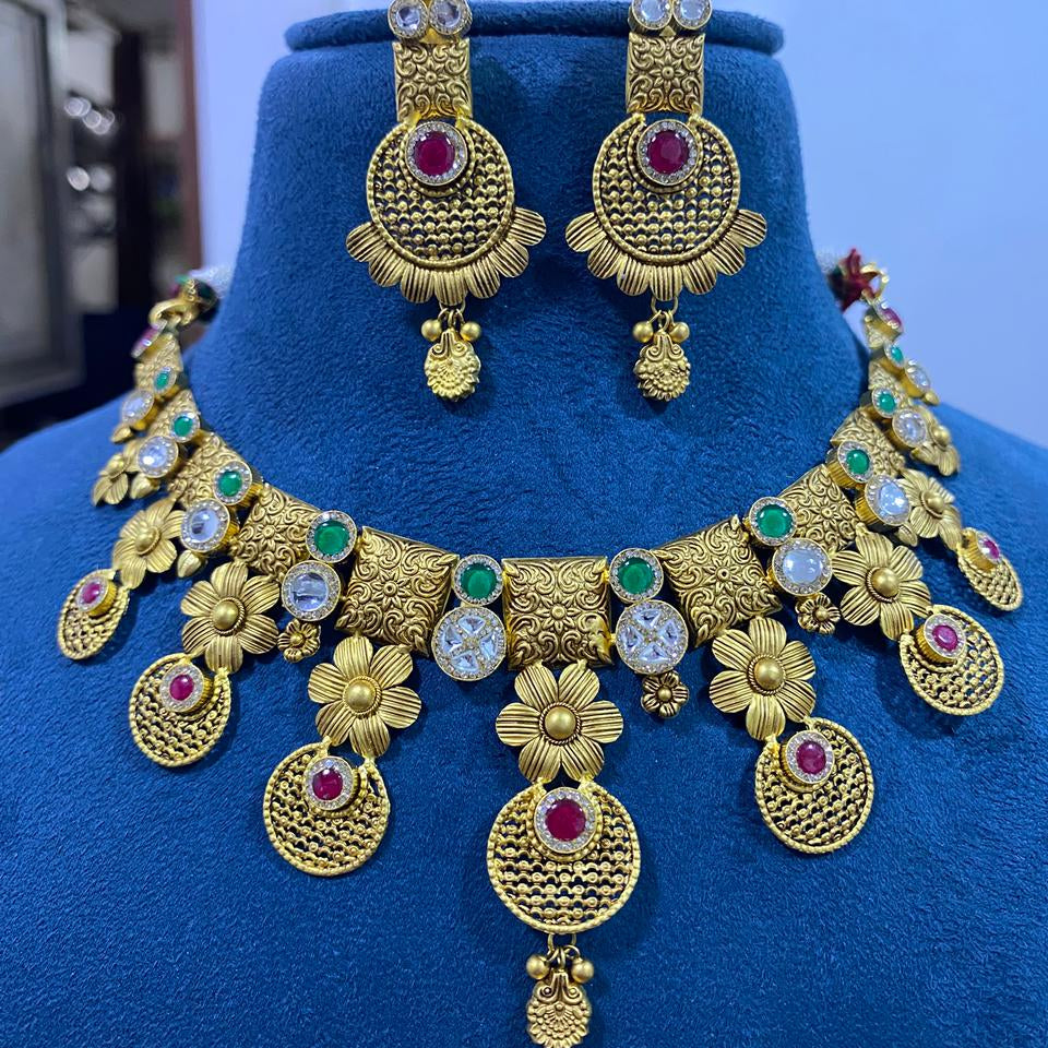 22gms flower Antique Design short haar