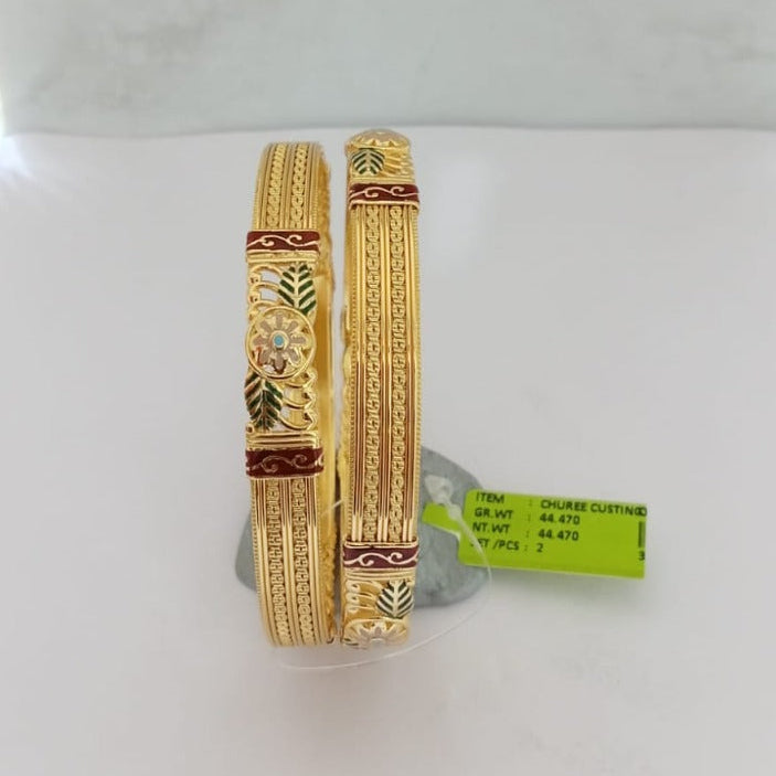 30gms Half round Bangles