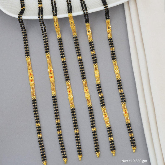 10gms Short Mangalsutra without  pendants