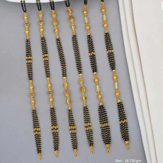 20gms Short Mangalsutra without  pendants