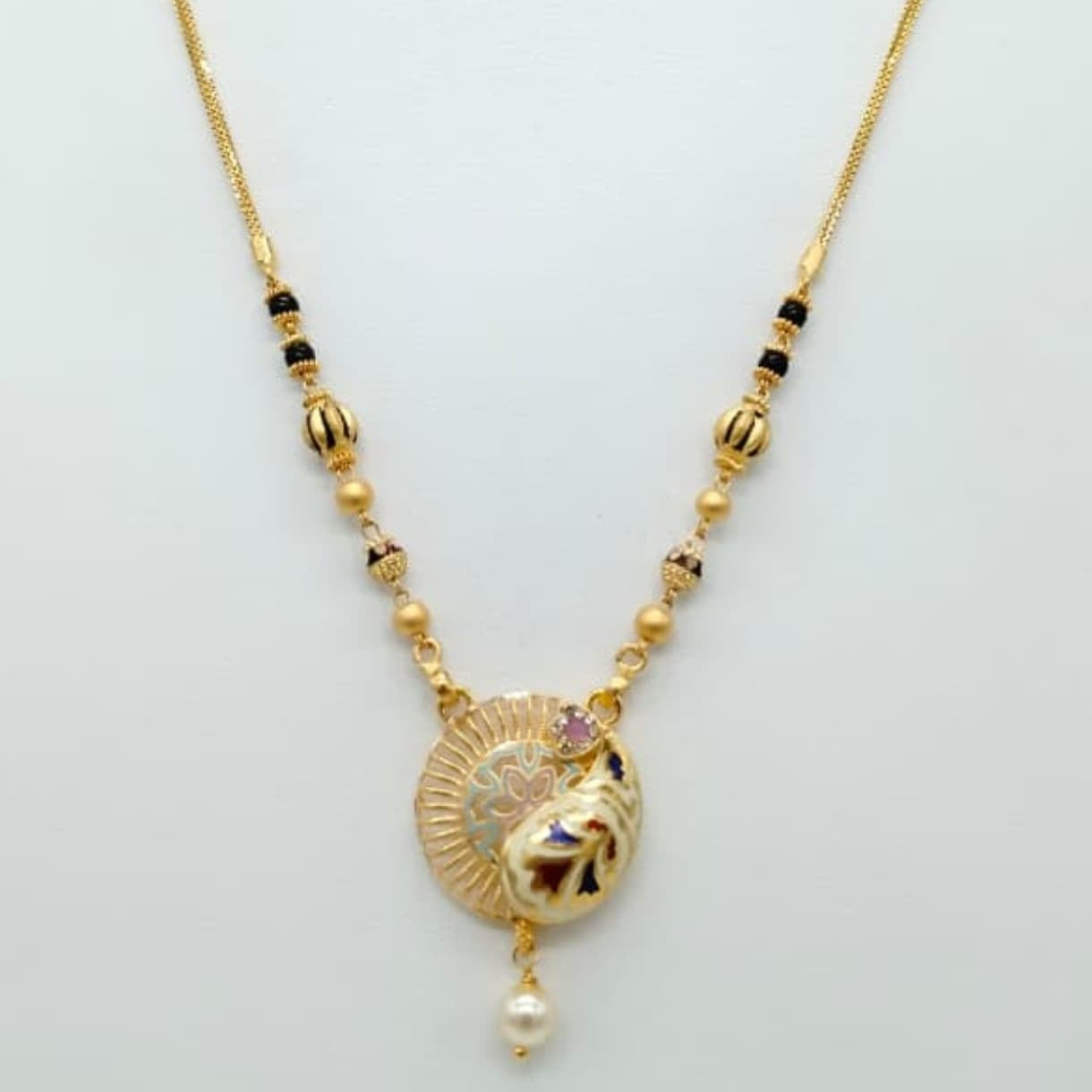 12gms Short Mangalsutra with pendant