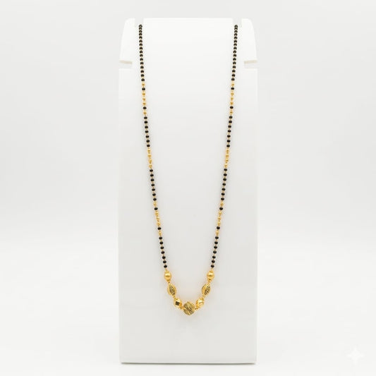 8gms Short Mangalsutra with ball pendant