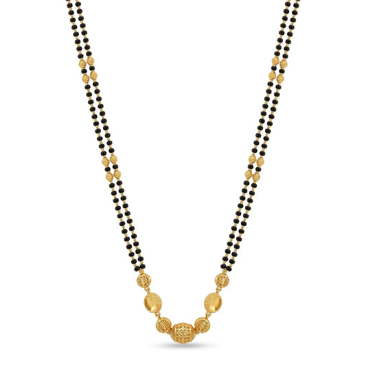 8gms Short Mangalsutra with ball pendant