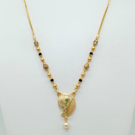 10gms Short Mangalsutra with pendant