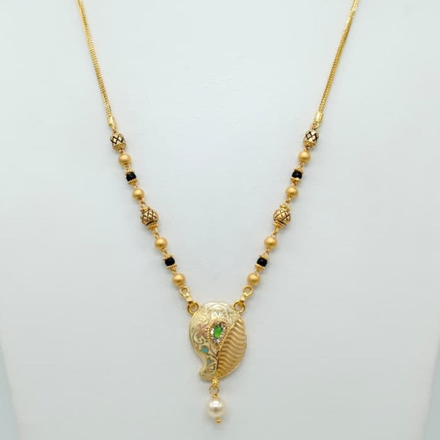 10gms Short Mangalsutra with pendant