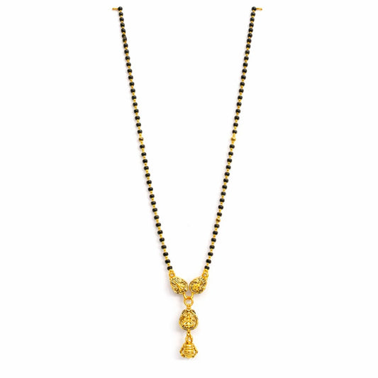 6gms Short Mangalsutra with ball pendant