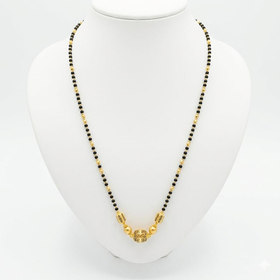 8gms Short Mangalsutra with ball pendant