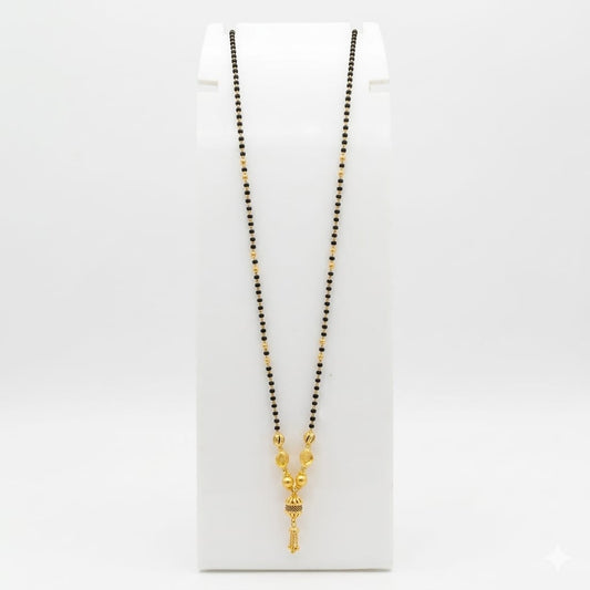 8gms Short Mangalsutra with ball pendant