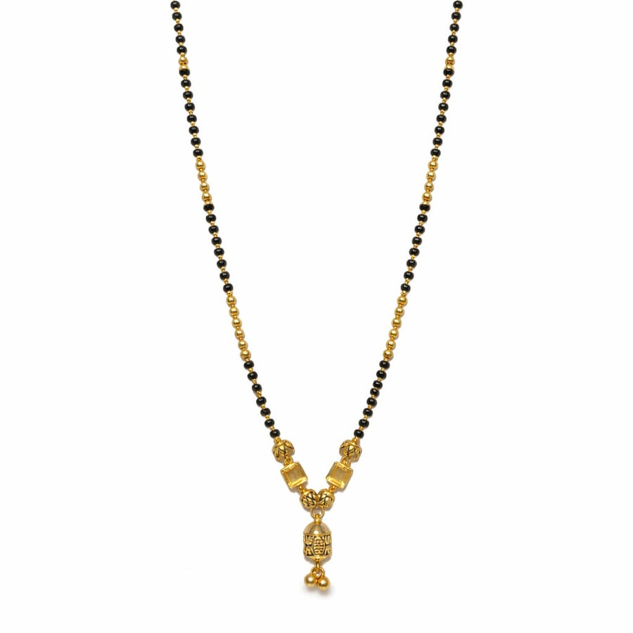 7gms Short Mangalsutra with ball pendant