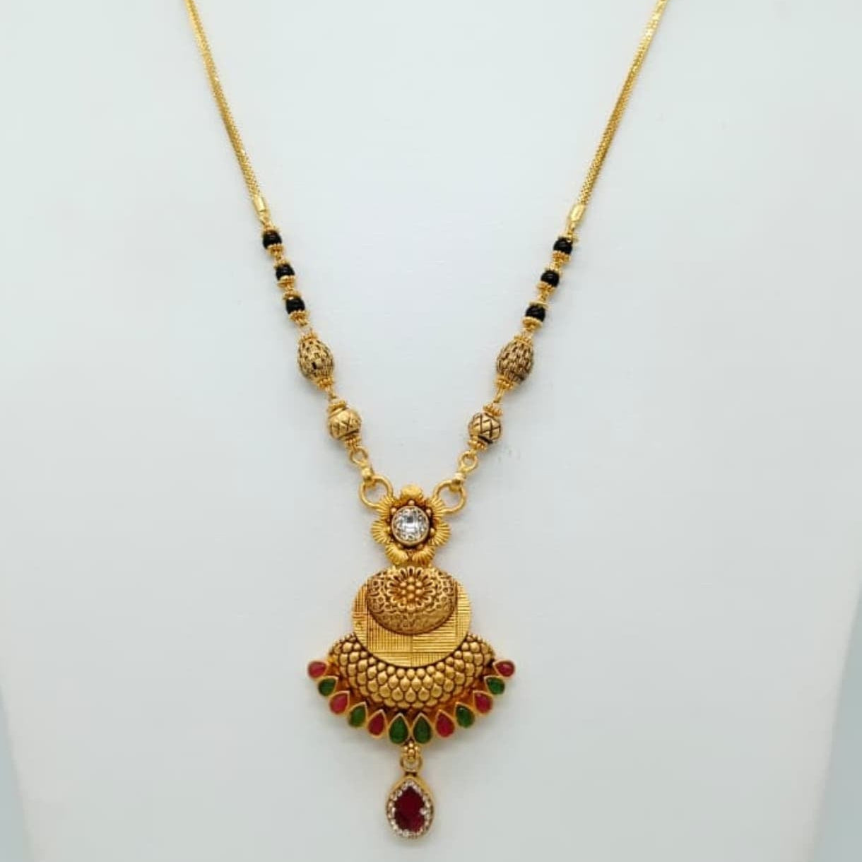15gms Short Mangalsutra with pendant