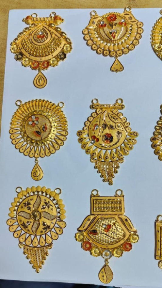 5gms unique Mangalsutra pendants