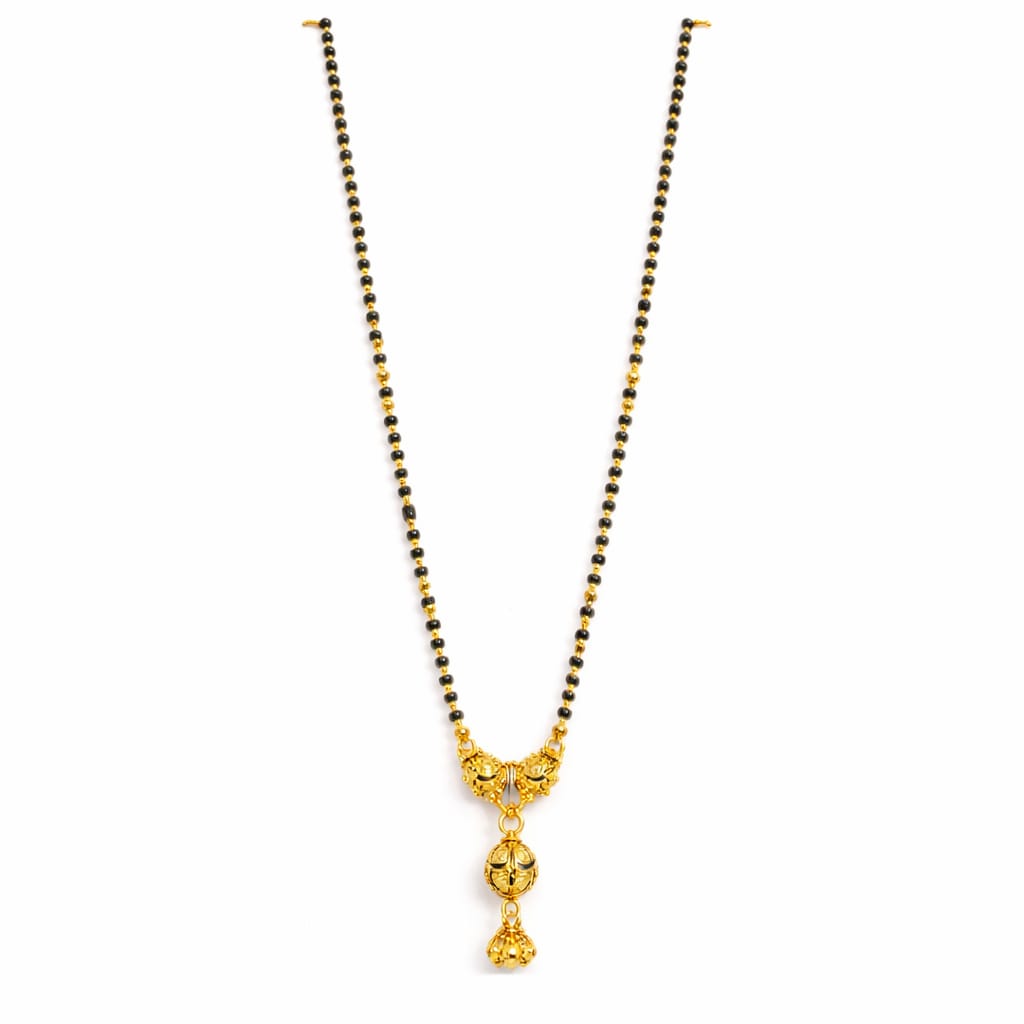 6gms Short Mangalsutra with ball pendant