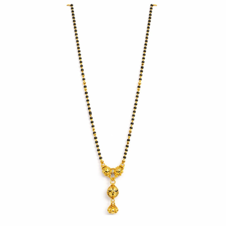 6gms Short Mangalsutra with ball pendant