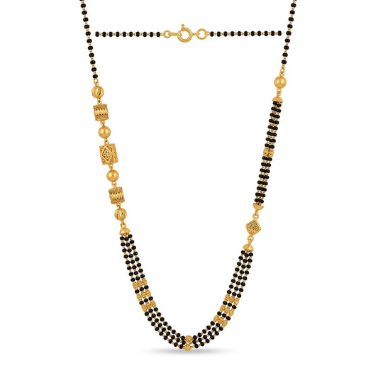 11gms Short Mangalsutra with ball pendant