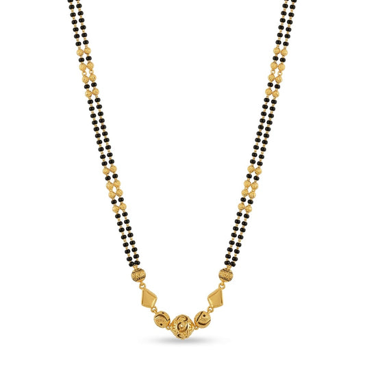 8gms Short Mangalsutra with ball pendant