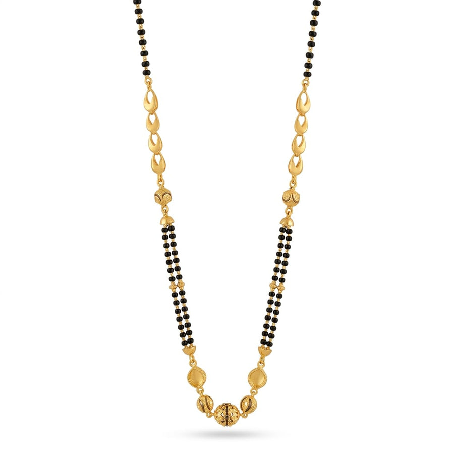 9gms Short Mangalsutra with ball pendant