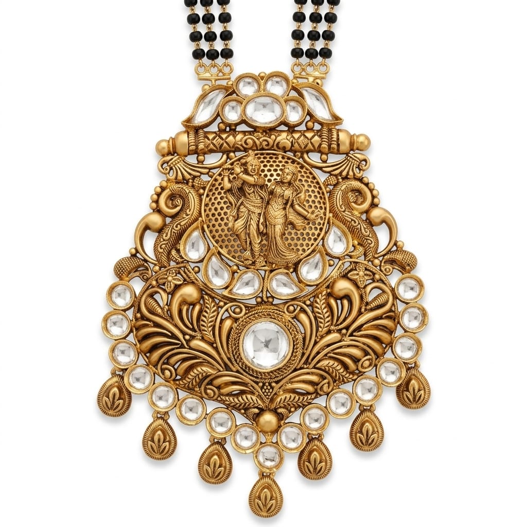 Antique Mangal Sutra pendant