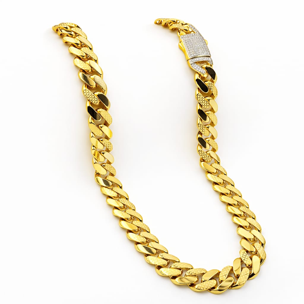 40gms Cuban chains with CZ lock