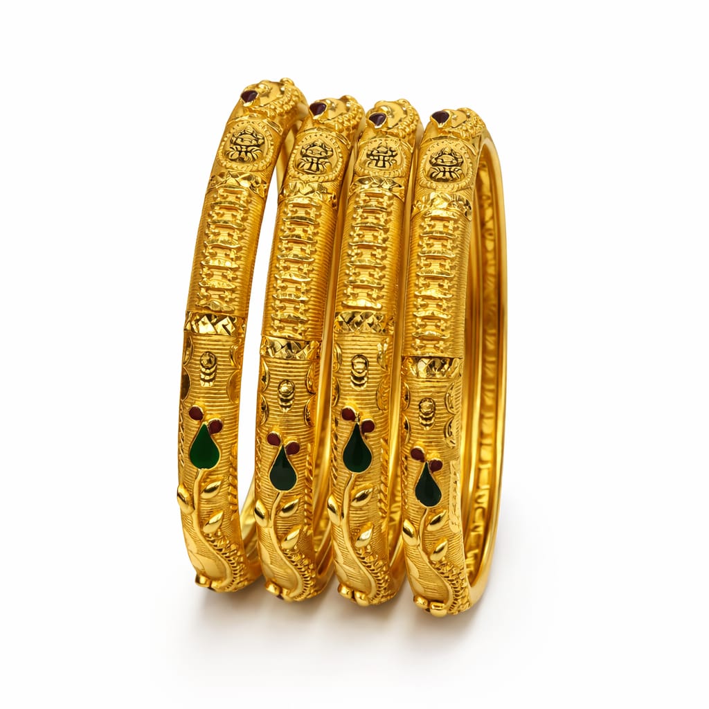 20gms Half round Bangles