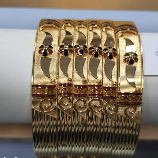 58gms fancy Half round Bangles