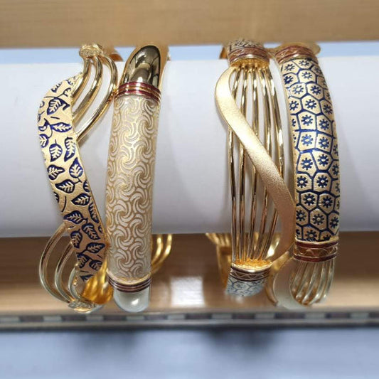35gms fancy Half round Bangles