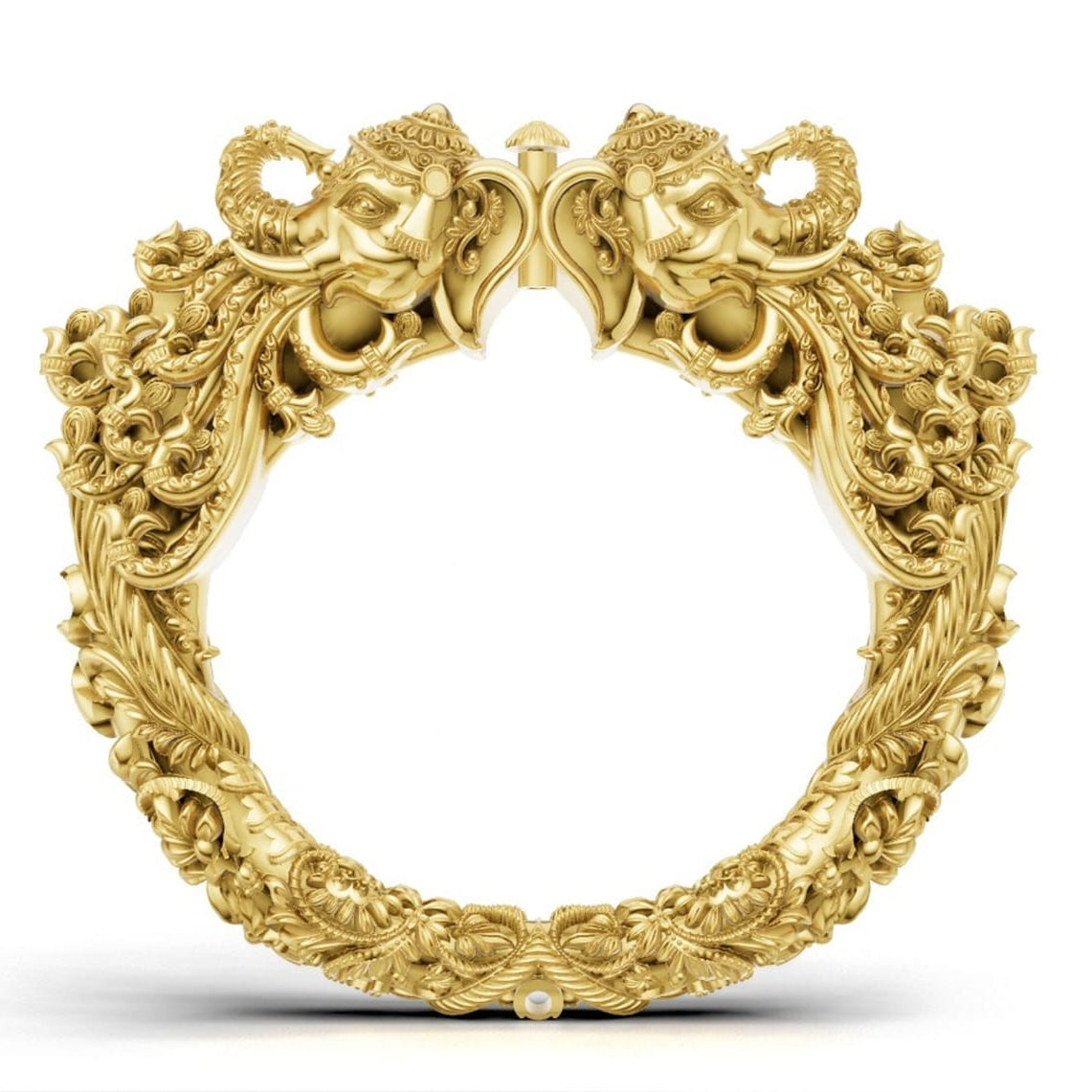 Rising Elephant design Electroforming kada