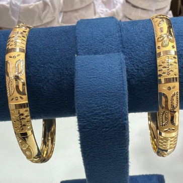 22gms Half round Bangles