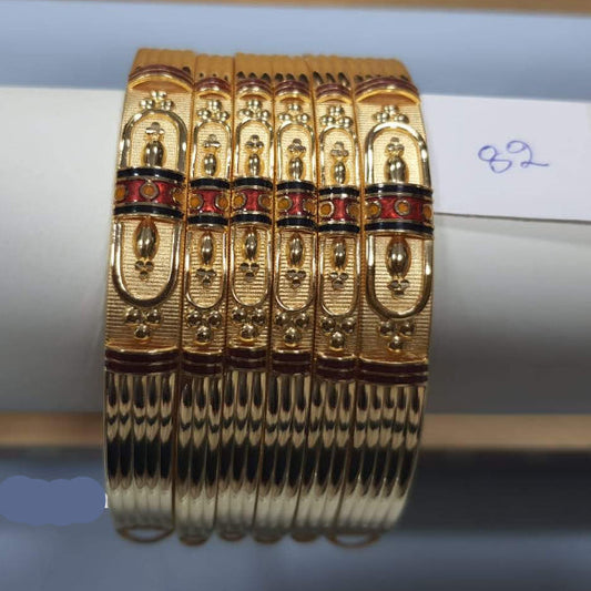 55gms fancy Half round Bangles