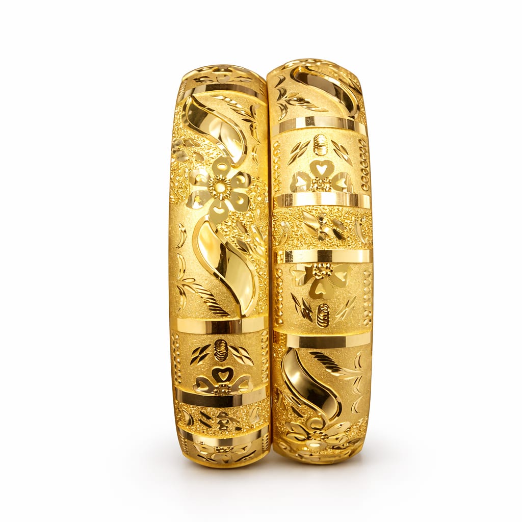 30gms Half round Bangles