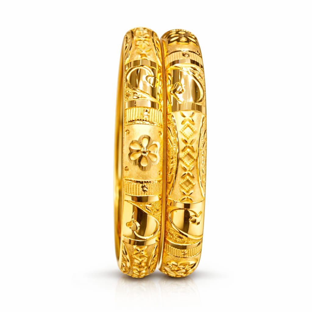 20gms Half round Bangles