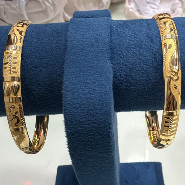 17gms Half round Bangles