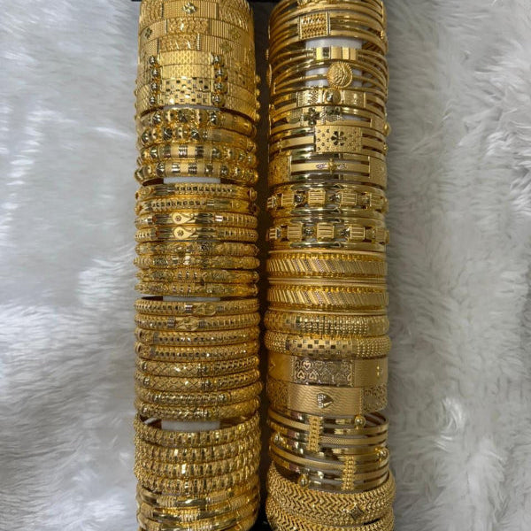 40gms Half round Bangles