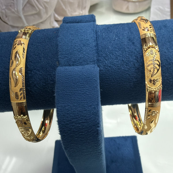 18gms Half round Bangles