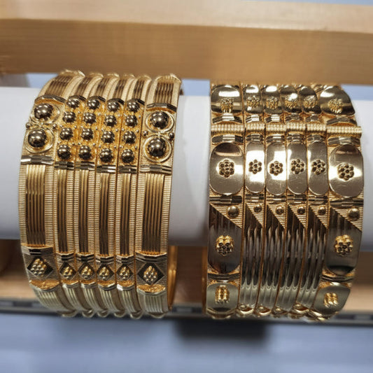 60gms fancy Half round Bangles