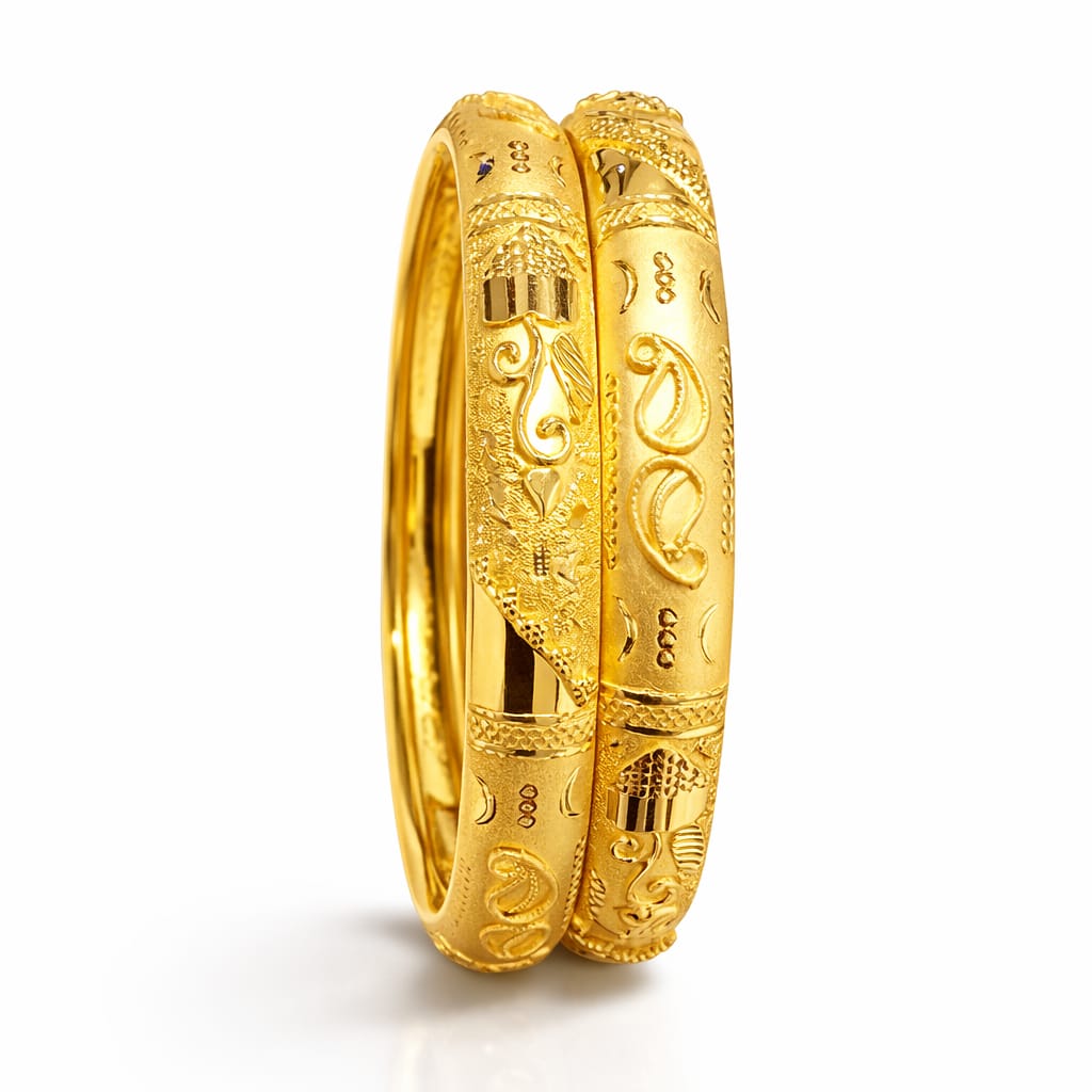 20gms Half round Bangles