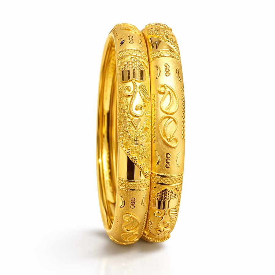 20gms Half round Bangles