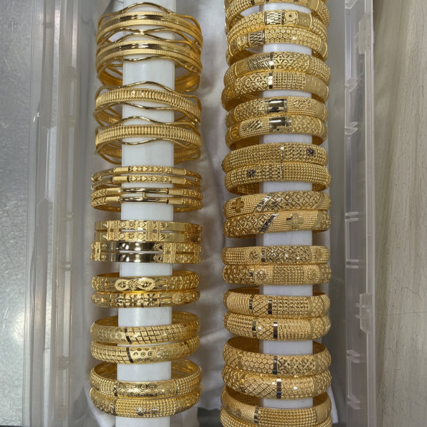35gms Half round Bangles